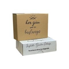 17x12,5x5,5 cm E Ticaret Karton Kargo Kutusu 200 - BEYAZ - EMOJİ