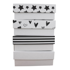 25x25x9 cm Beyaz Kapaklı Kutu,E Ticaret Kargo Kutusu çizgi