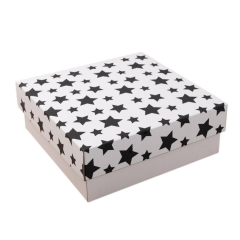 25x25x9 cm Beyaz Kapaklı Kutu,E Ticaret Kargo Kutusu çizgi