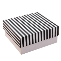 25x25x9 cm Beyaz Kapaklı Kutu,E Ticaret Kargo Kutusu çizgi