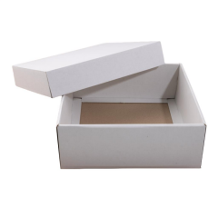 25x25x9 cm Beyaz Kapaklı Kutu,E Ticaret Kargo Kutusu çizgi