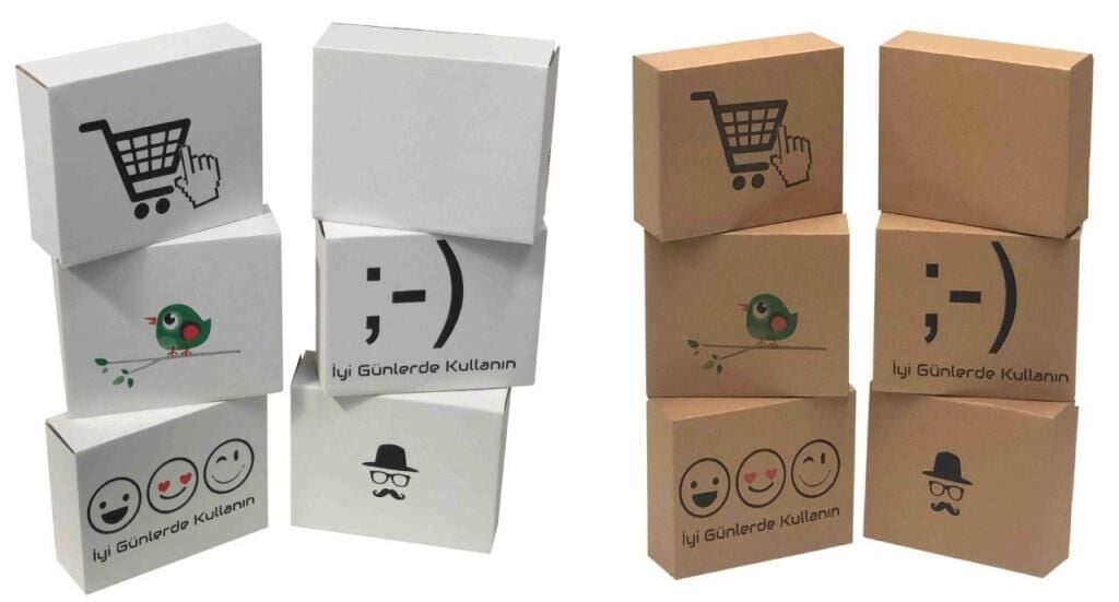 17x12,5x7,5 cm E Ticaret Karton Kargo Kutusu Kolisi