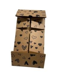 15x20x10 cmE Ticaret Kargo Kutusu kalp