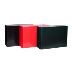 25x35x12 cm Kapaklı Ofset Kutu turuncu