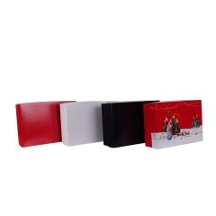 25x35x12 cm Kapaklı Ofset Kutu turuncu