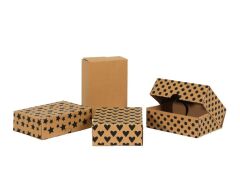 17x12,5x7,5 E Ticaret Karton Kargo Kutusu çizgi