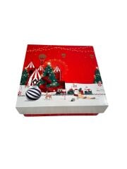 20x20x9 cm Kapaklı Kargo Kutusu ,Hediye Kutusu kırmızı