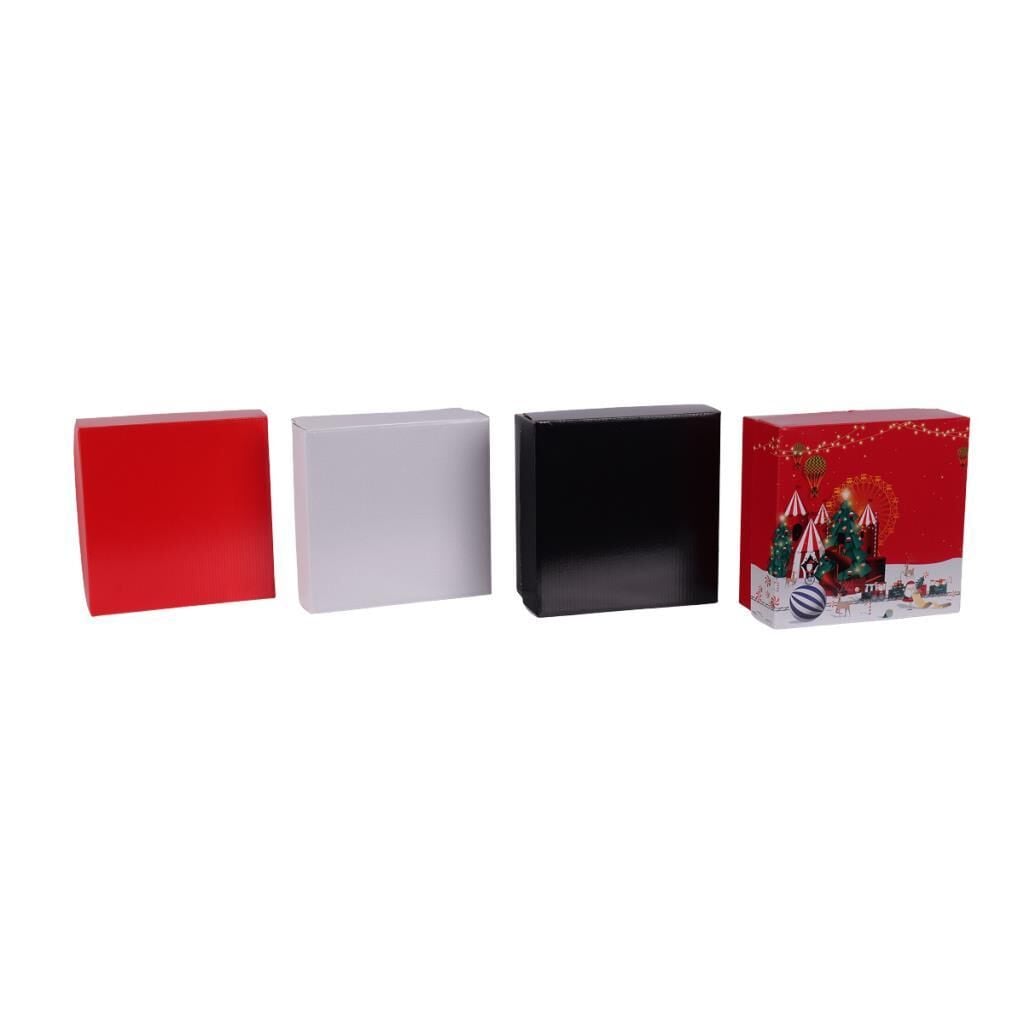 20x20x9 cm Kapaklı Kargo Kutusu ,Hediye Kutusu kırmızı
