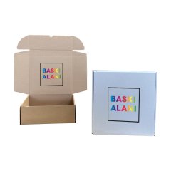 25,5x25,5x8,5 cm Özel Baskılı Kutu (25 adet)