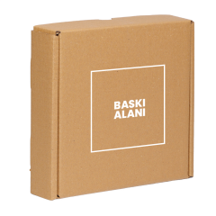 25,5x25,5x8,5 cm Özel Baskılı Kutu (25 adet)