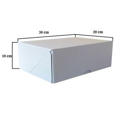 20x30x10 cm E Ticaret Beyaz Kargo Kutusu