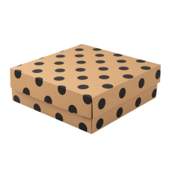 30x30x10 cm Kargo Kutusu,Pasta Kutusu siyah puantiye - 100