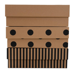 30x30x10 cm Kargo Kutusu,Pasta Kutusu siyah puantiye - 100