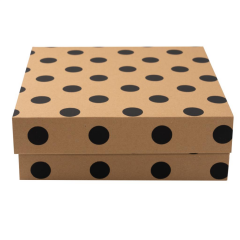 30x30x10 cm Kargo Kutusu,Pasta Kutusu siyah puantiye - 100