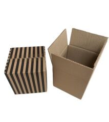 16x16x16 cm Çift Oluk E Ticaret Kargo Kolisi baskısız