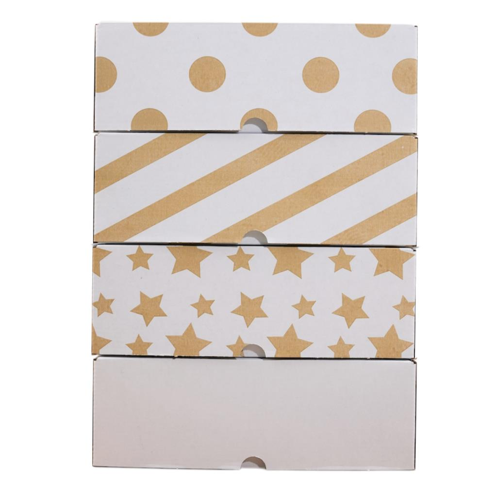 25,5x25,5x8,5 cm E Ticaret karton kargo kutusu 25 - baskısız