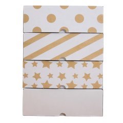 25,5x25,5x8,5 cm E Ticaret karton kargo kutusu baskısız