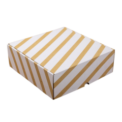 25,5x25,5x8,5 cm E Ticaret karton kargo kutusu baskısız