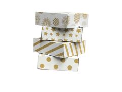 25,5x25,5x8,5 cm E Ticaret karton kargo kutusu baskısız