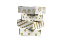 25,5x25,5x8,5 cm E Ticaret karton kargo kutusu baskısız