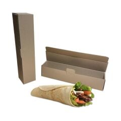 30x6x6 cm E Ticaret Kargo Kutusu ,Dürüm Paket Servis Kutusu