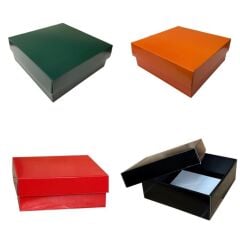 25x25x9 cm Kapaklı Hediye Kutusu SİYAH - 25
