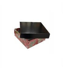 25x25x9 cm Kapaklı Hediye Kutusu SİYAH - 25