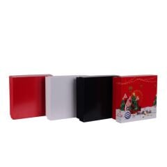 25x25x9 cm Kapaklı Hediye Kutusu  ayıcık