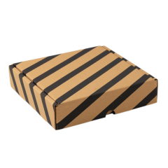 21x21x5 cm E Ticaret Kargo Kutusu 25 - siyah çizgi