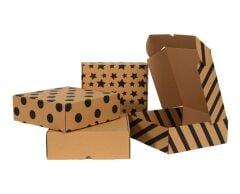 25,5x25,5x8,5 cm E Ticaret Kargo Kutusu baskısız
