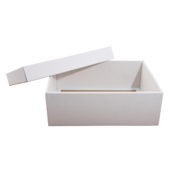 25x35x12 cm Kapaklı Beyaz Kargo Kutusu ,Hediye Kutusu