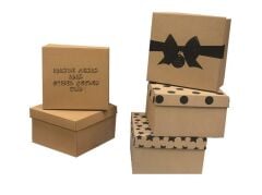 25x25x15 cm E Ticaret Karton Kapaklı Kargo Kutusu