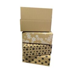 27x37x13,5 cm E Ticaret Karton Kargo Kolisi  baskısız