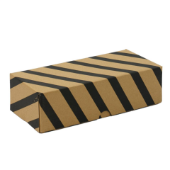 26x12,5x7,5 cm E ticaret Kargo Kutusu siyah çizgi - 50