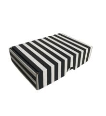 15x9,5x3,5 cm İÇİ DIŞI BEYAZ E Ticaret Kargo Kutusu,takı kozmetik vb ürünler için 100 - çizgi