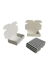 15x9,5x3,5 cm İÇİ DIŞI BEYAZ E Ticaret Kargo Kutusu,takı kozmetik vb ürünler için 100 - çizgi