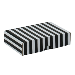 15x9,5x3,5 cm İÇİ DIŞI BEYAZ E Ticaret Kargo Kutusu,takı kozmetik vb ürünler için 100 - çizgi