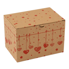 15x10x10 cm E Ticaret Kargo Kutusu,kupa bardak kutusu 50 - kırmızı kalp