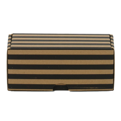 14,5x9x4 cm E Ticaret Karton Kargo Kutusu 200 - siyah çizgi