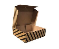 35x41x13 cm E Ticaret Karton Kargo Kutusu çizgi
