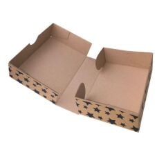 17x12,5x5,5 cm E Ticaret Karton Kargo Kutusu çizgi