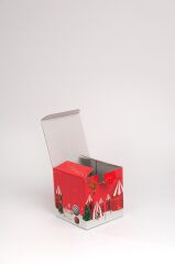 11x11x11 cm E Ticaret Kargo Kutusu,bardak kutusu,mum kutusu kırmızı
