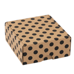10x12x5 cm E Ticaret Karton Kargo Kutusu  takı,kozmetik vs 200 - siyah çizgi