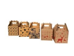 15x15x15 cm E Ticaret Karton Kargo Kutusu  siyah kalp