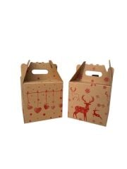 15x15x15 cm E Ticaret Karton Kargo Kutusu siyah kalp