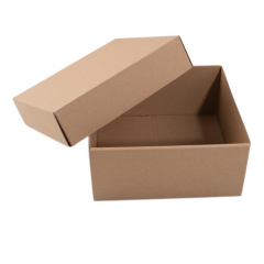 20x20x9 cm E Ticaret Karton Kargo Kutusu (kapaklı) siyah yıldız - 100